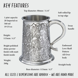 Love Skull Tankard