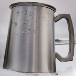 Plain Satin Finish Pewter Tankard