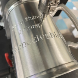 Plain Satin Finish Pewter Tankard