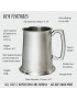 Plain Satin Finish Pewter Tankard
