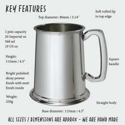 Plain Standard Tankard