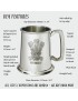 Prince of Wales Feathers Pewter Tankard	Prince of Wales Feathers Pewter Tankard
