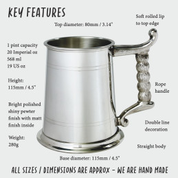Rope Handle Tankard