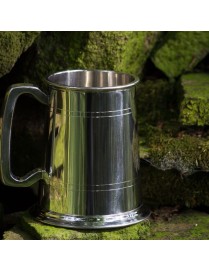 Standard Double Lined Pewter Tankard
