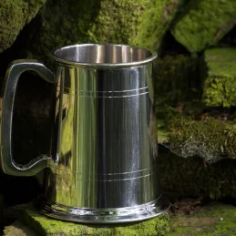 Standard Double Lined Pewter Tankard