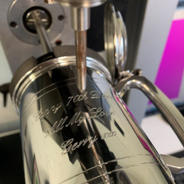 Standard Lidded Pewter Tankard