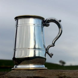 Hallam Pewter & Brass Tankard