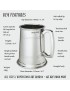 Heavy Double Lined Pewter Tankard