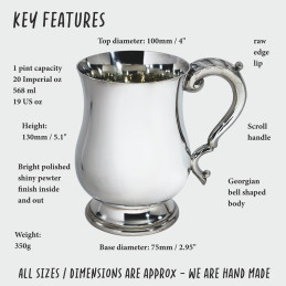 Heavy Georgian Tankard