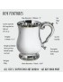 Heavy Georgian Pewter Tankard