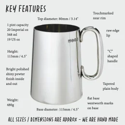 Imperial Pewter Tankard