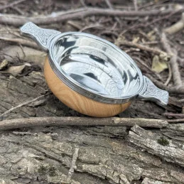 Wood & Pewter Quaich Medium