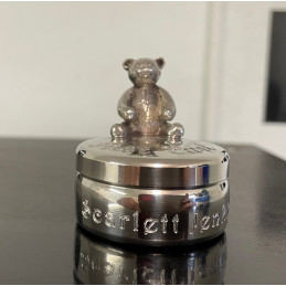 First Curl Pewter Trinket Box