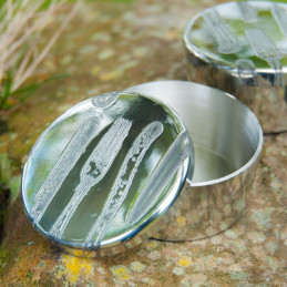 Knife Fork Spoon Small Pewter Trinket box