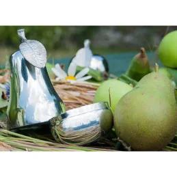 Pear Pewter Trinket Box