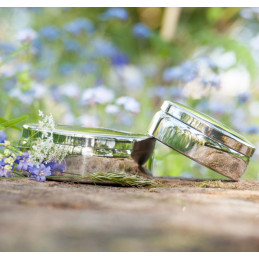 Round Small Pewter Trinket Box