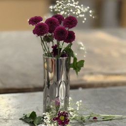 Knife Fork & Spoon Pewter Vase Medium