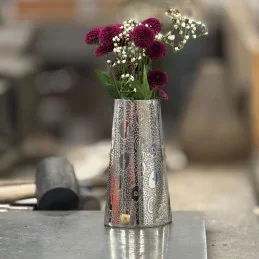 Ovals Pewter Bud Vase
