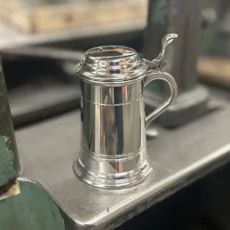 Balmoral X Range Lidded Pewter TankardBalmoral X Range Lidded Pewter Tankard