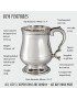 Georgian Heavy Pewter Tankard	Georgian Heavy Pewter Tankard