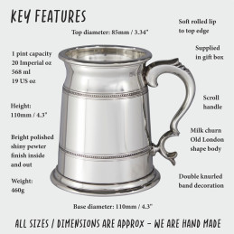 Old London Pewter Tankard