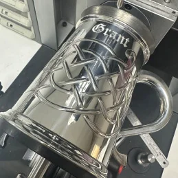 Jura Celtic Embossed Pewter Tankard