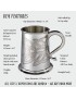 Skye Celtic Embossed Pewter Tankard