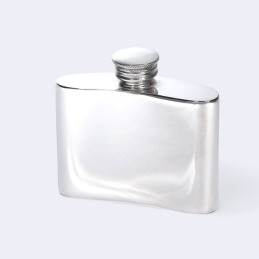 Thistle Pewter Kidney Flask 2oz