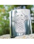 Celtic Cross Pewter Kidney Flask