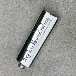 My Luv Burns Rose Pewter Purse Flask