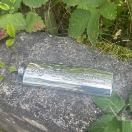 My Luv Burns Rose Pewter Purse Flask