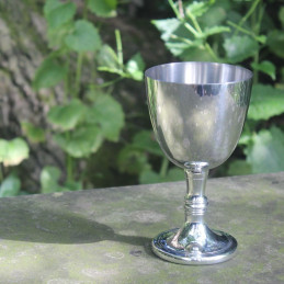 	White Wine Pewter Goblet