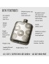 Millstones Pewter Pocket Flask 4oz