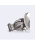 Teddy Bear Handle Pewter Quaich