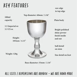Port Pewter Goblet