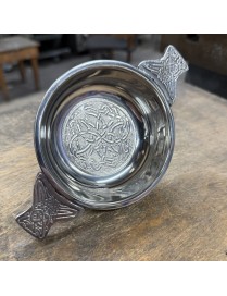Celtic Circle Pewter Quaich