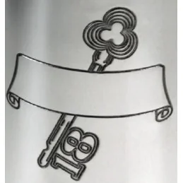 18 Key Stamp Kidney Hip Flask