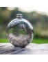 Millstones Round Pewter Flask	Millstones Round Pewter Flask