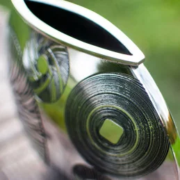 Millstones Pewter Vase