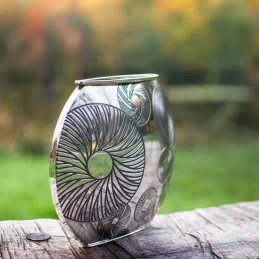 Millstones Pewter Vase
