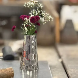 Millstones Pewter Bud Vase