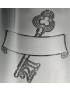 21 Key Stamp Kidney Hip Flask