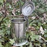 Plain Pewter Tankard with Lid