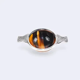 Horn and Pewter Quaich