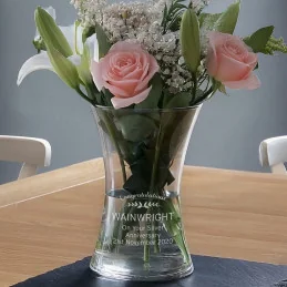 Personalised Glass Vase - 4