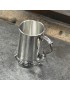 Lined Fancy Handle Pewter Tankard - 2