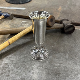 Champagne Pewter Goblet