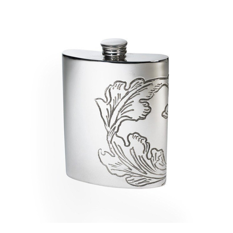 Acanthus Kidney Hip Flask