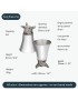 FOX Head Pewter Jigger
