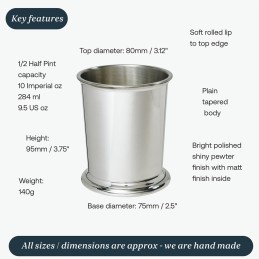 Plain Pewter Tumbler
